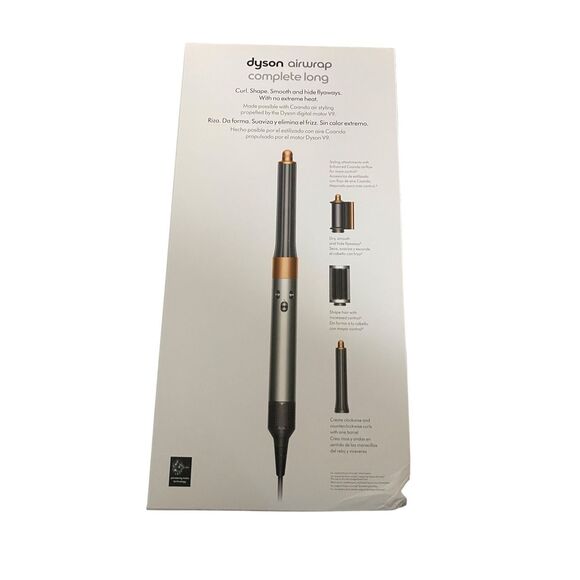 Dyson Airwrap Complete Long Multi-Styler Diffuse Hair in Nickel & Copper NIB